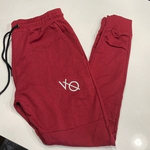 Vanquish Fitness Deep Red Joggers
Mens Size Small 
Never worn